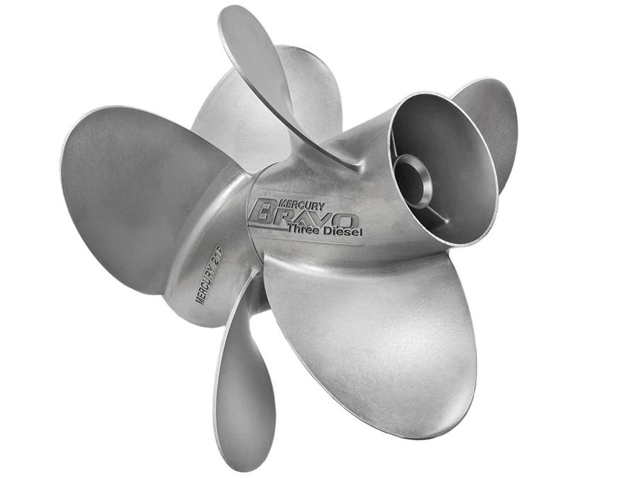 MerCruiser Bravo Three Diesel 3-Blade Stainless Steel, 15 Dia. X 23